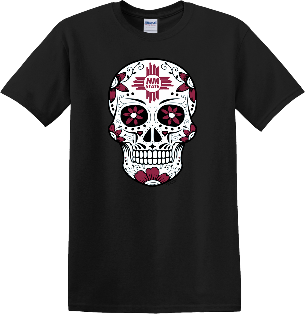 Aggies Sugar Skull Black T-Shirt
