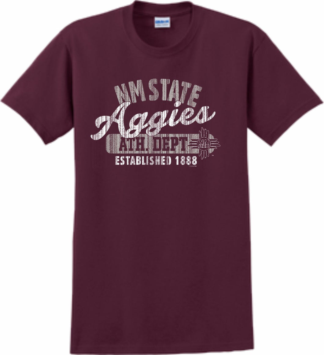 NM State Aggies Est Script T-Shirt
