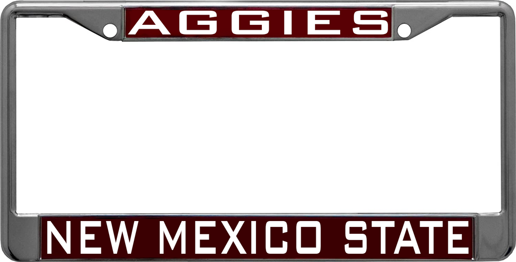 NMSU Aggies Metal License Plate Frame
