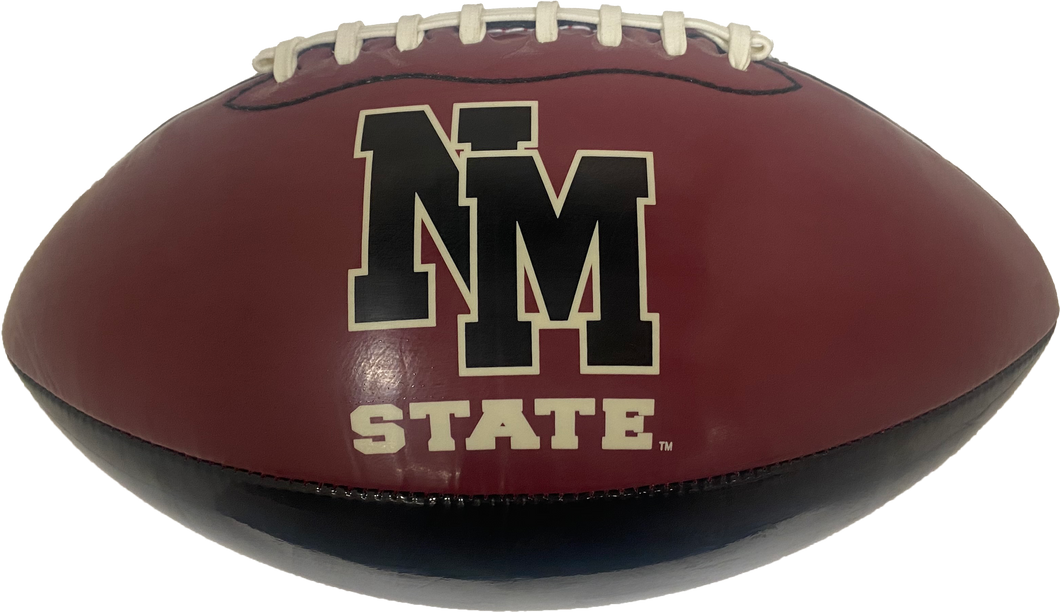 (ONLINE SPECIAL): NMSU Maroon and Black Gloss Full-Size Football