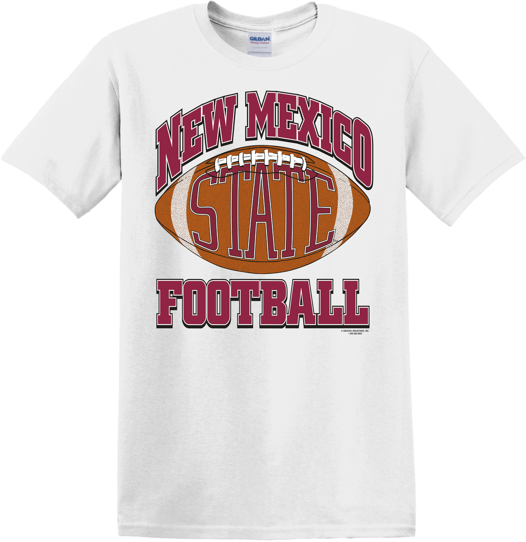 NMSU Vintage Textured Football Tee