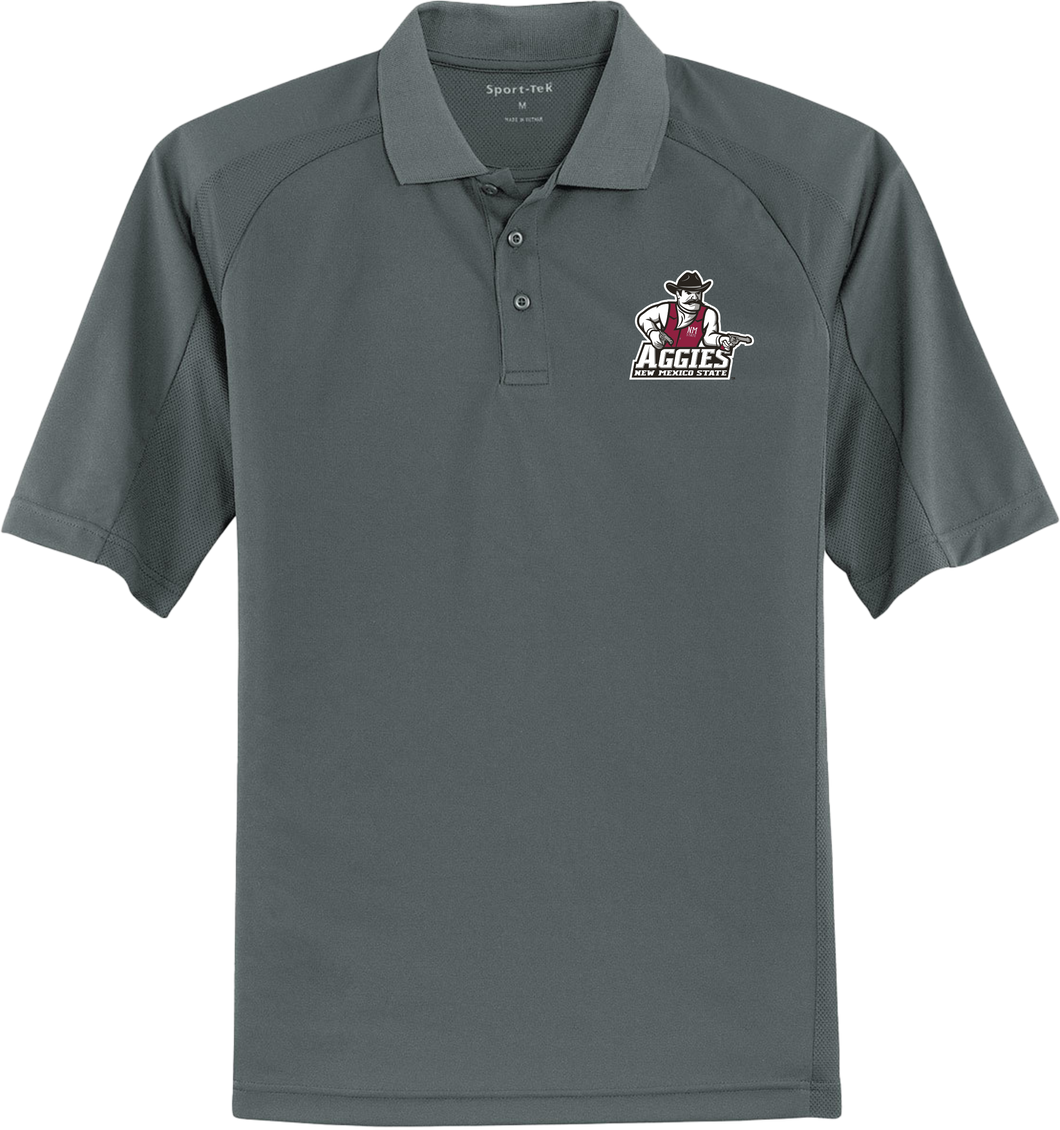 NMSU Aggies Steel Embroidered Polo Shirt