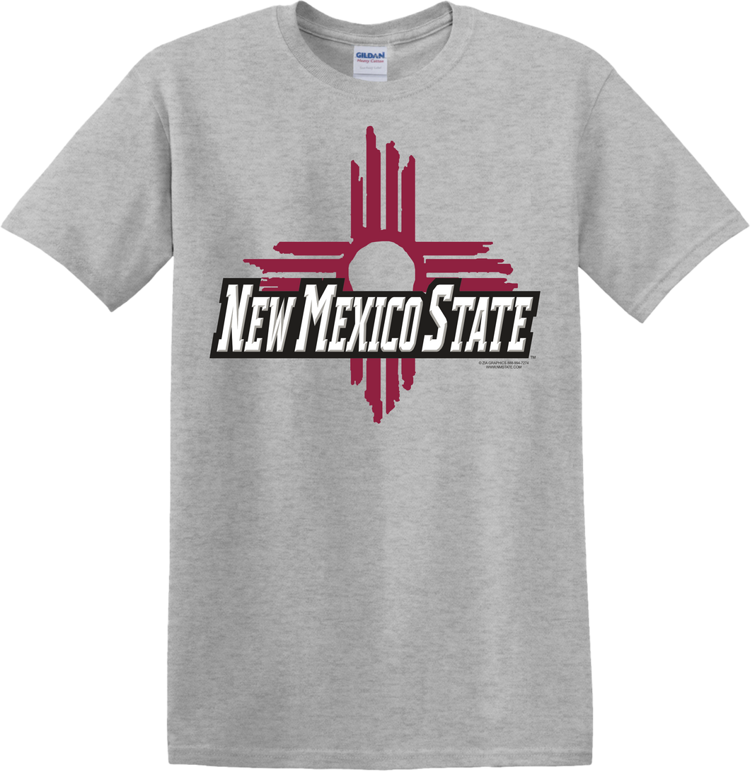 New Mexico State Zia Grey T-Shirt