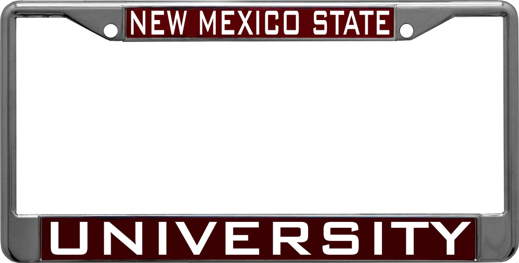 New Mexico State University Metal License Plate Frame